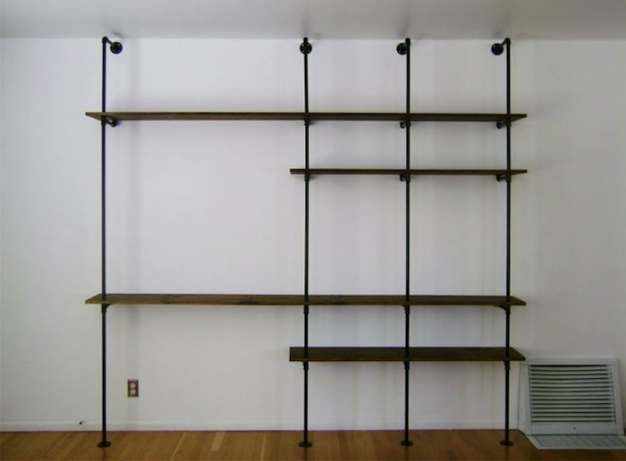 Pipe Shelves