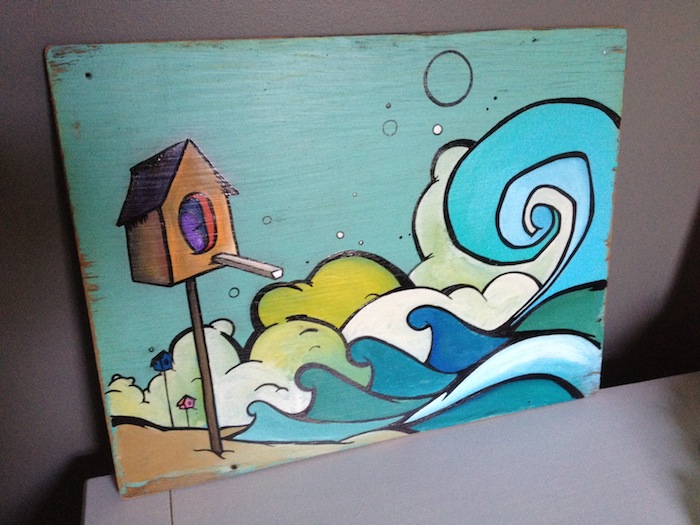 photo-10 Mike Johnston Painting "Beach Houses"