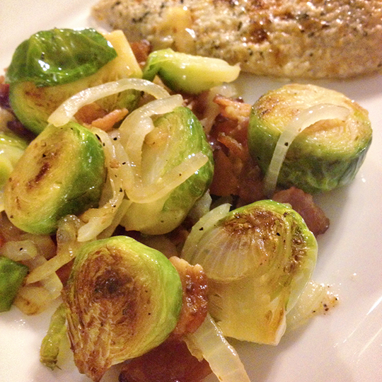 BaconOnionBrusselsSprouts