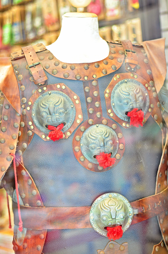 Fire-breathing armor. You know. Just in case.
