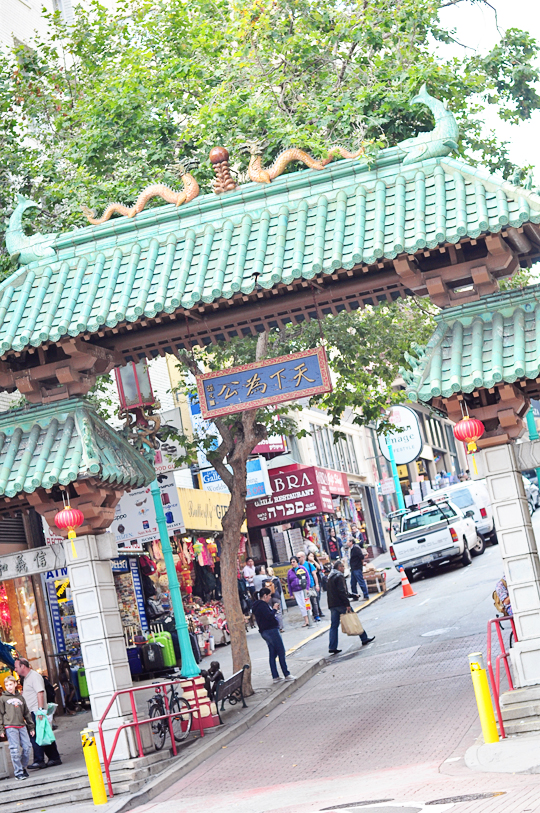 Entrance gate to Chinatown