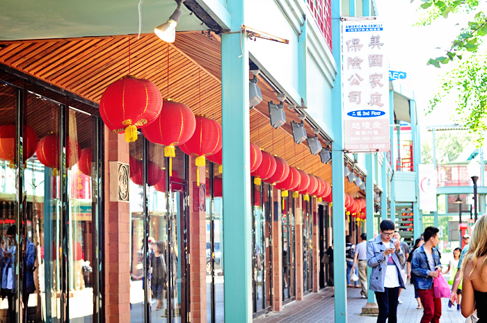 Lanterns in New Chinatown.