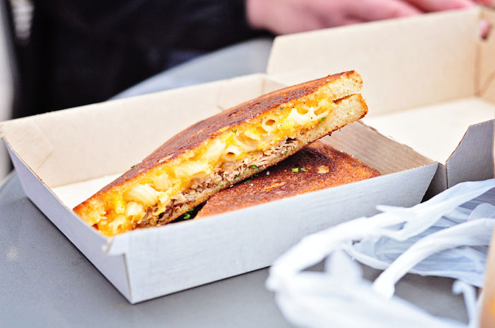 Pig Mac Grilled Cheese from Papi Queso Truck