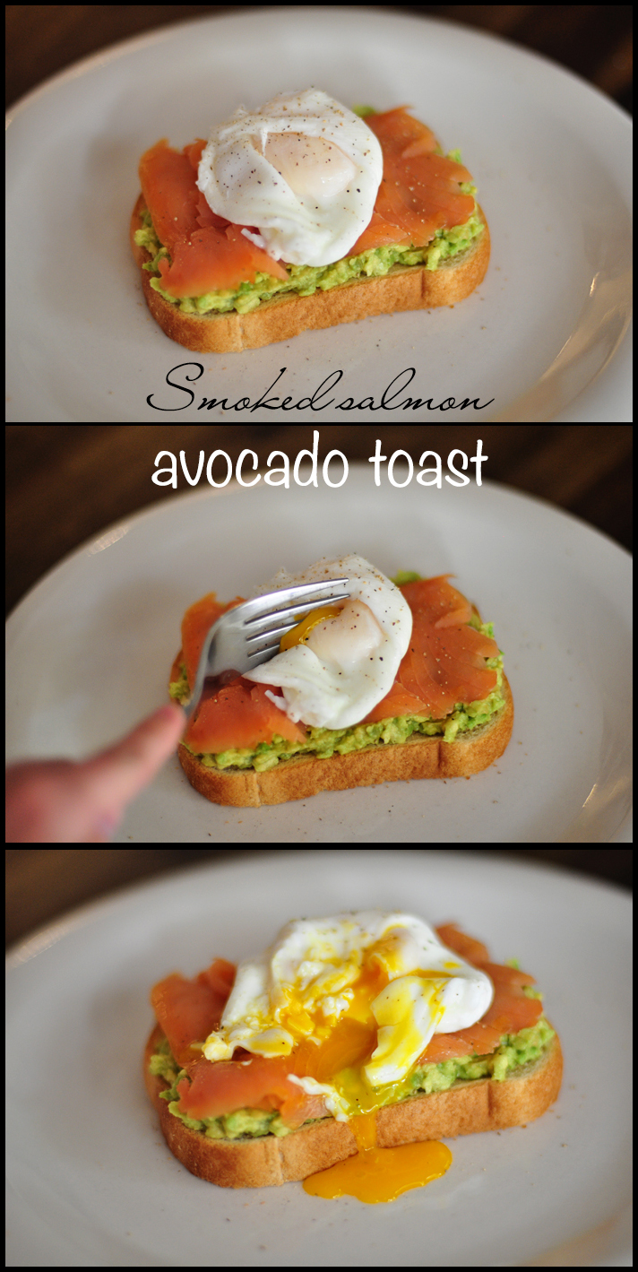 Smoked Salmon Avocado Toast with Poached Egg